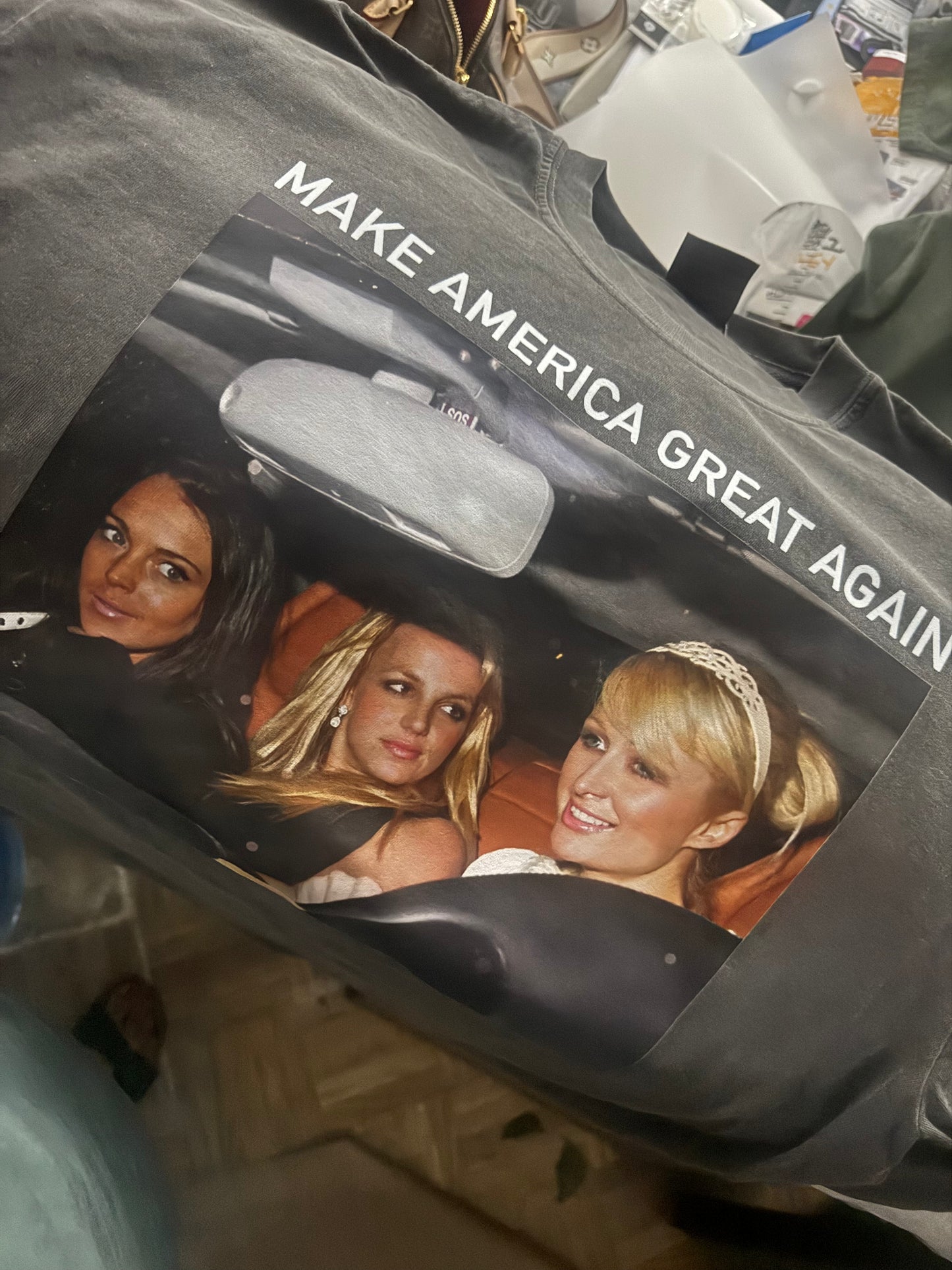 "Make America Great Again" Y2K Paparazzi Tee – Oversized Pepper Comfort Colors Shirt