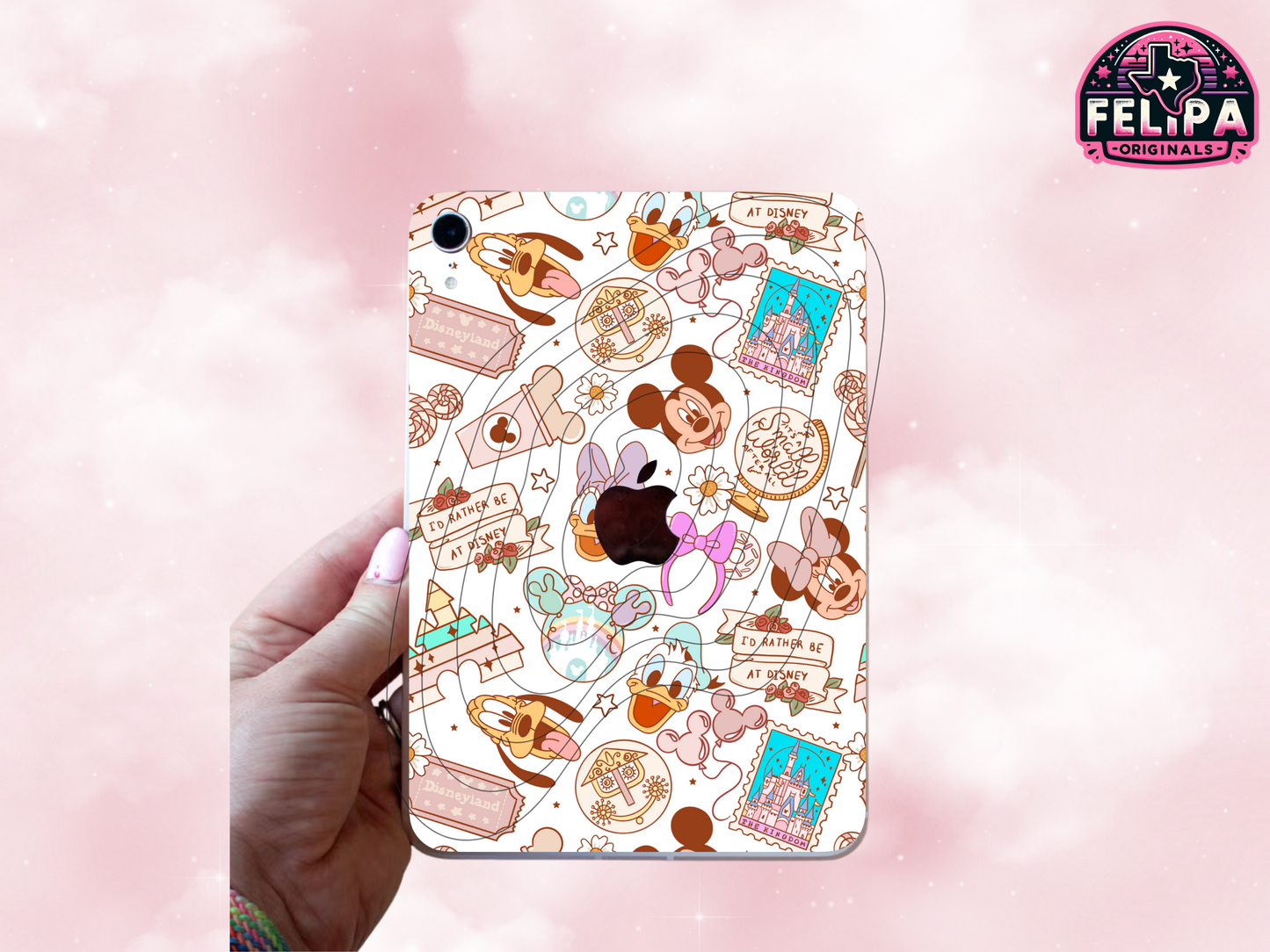 Springtime at Mouse & Friends iPad Mini Insert | Whimsical Themed Accessory