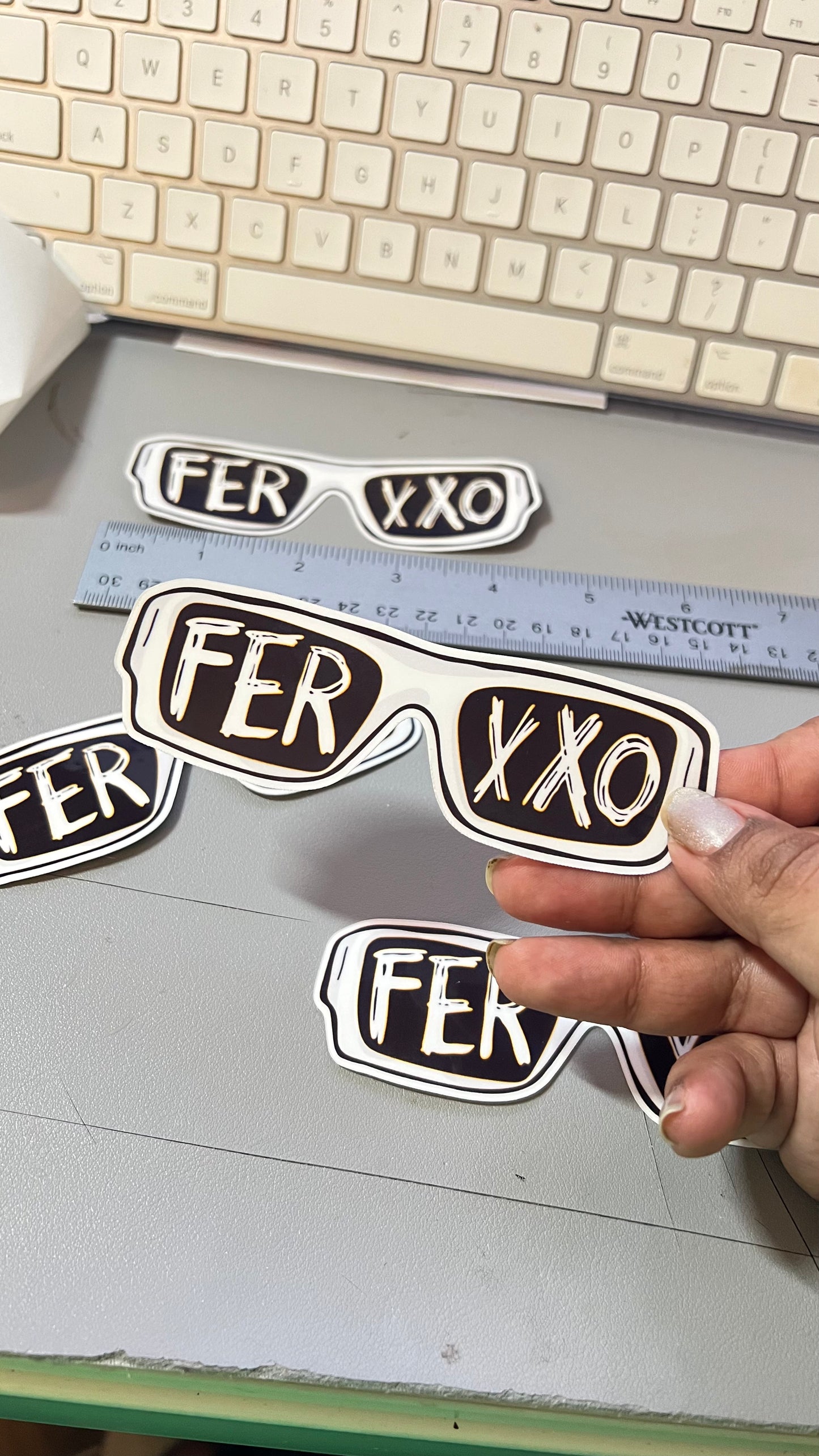Ferxxo Feid Gaffitas 4.5”x1.5" Waterproof Sticker