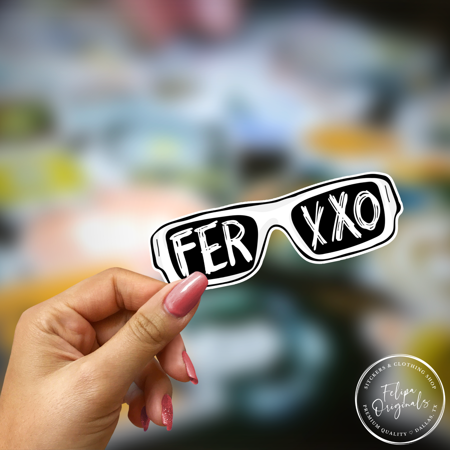 Ferxxo Feid Gaffitas 4.5”x1.5" Waterproof Sticker