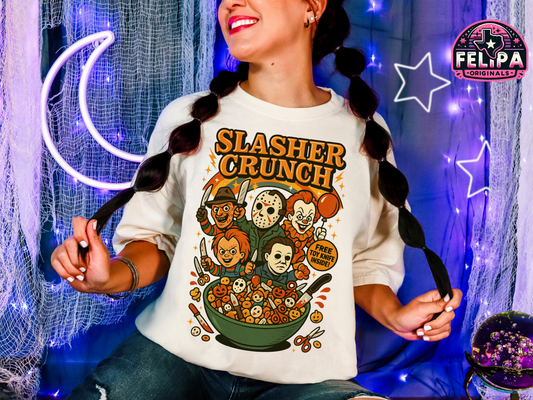 Slasher Crunch - Horror Cereal Squad Tee