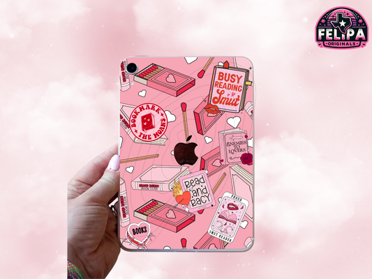 Slow Burn Smut Lover iPad Mini Insert | Bookish Valentine's Gift for Romance Readers