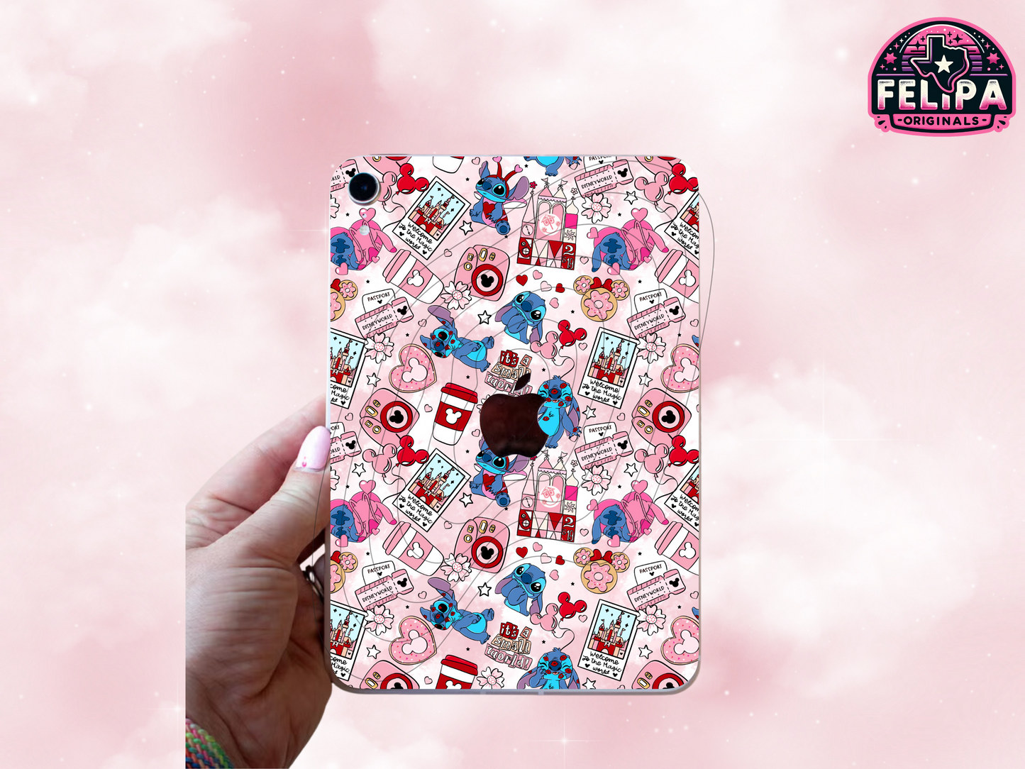 Stitch Valentine’s Day iPad Mini Insert | Cute & Whimsical Disney-Themed Accessory